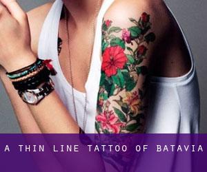 A Thin Line Tattoo of Batavia