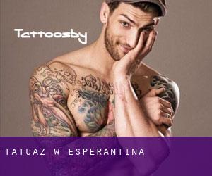tatuaz w Esperantina