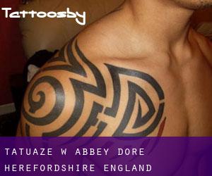 tatuaże w Abbey Dore (Herefordshire, England)
